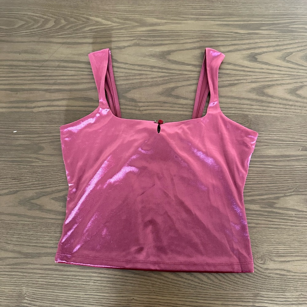 Wild Fable Red Velvet Tank Top